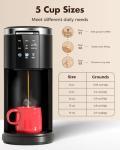 Kismile 2-in-1 Single Serve Coffee Maker