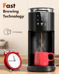 Kismile 2-in-1 Single Serve Coffee Maker