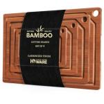 Hiware Extra Large Bamboo Cutting Board Set