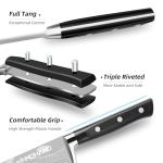 9PCS Japanese Chef Knife Set with Roll Bag