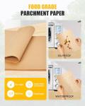 130 Pcs Paper Liners & 4 Reusable Teflon Mats
