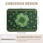 St. Patrick's Day Shamrock Dish Drying Mat