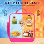 Insulated Kids Lunch Bag with Water Bottle Holder