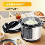HealSmart 16-in-1 8QT Electric Pressure Cooker