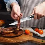 9PCS Japanese Chef Knife Set with Roll Bag