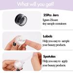 25 Count 5ML Sample Jars with Lids