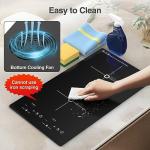 VBGK Portable Double Induction Cooktop with Touch Screen