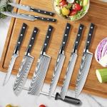 9PCS Japanese Chef Knife Set with Roll Bag