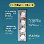 Elite Gourmet French Door Convection Oven, 18-Slice