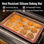 Extra Thick Non-Stick Silicone Baking Mat Set