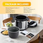 HealSmart 16-in-1 8QT Electric Pressure Cooker
