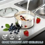 AIVIKI 10-Piece Stainless Steel Cookware Set