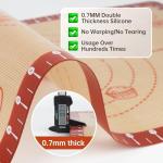 Extra Thick Non-Stick Silicone Baking Mat Set