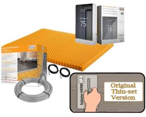 Electric Floor Heating System with Smart Thermostat