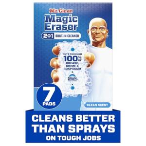 Mr. Clean Magic Eraser Foaming Sponge, 7 Count