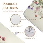 Floral Dish Drying Mat for Kitchen Countertops