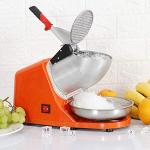 ZENY Electric Ice Crusher Snow Cone Maker - Orange