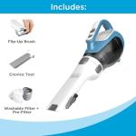 BLACK+DECKER Cordless Handheld Vacuum with Crevice Tool