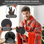 Winter Beanie, Scarf, and Touchscreen Gloves Set