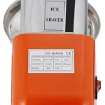 ZENY Electric Ice Crusher Snow Cone Maker - Orange