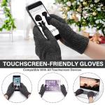 Winter Beanie, Scarf, and Touchscreen Gloves Set