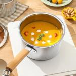 Stainless Steel Deep Fryer Pot with Basket 2.5L