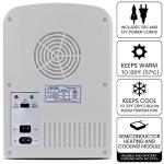 Diet Coke Mini Fridge 4L - Portable 12V Cooler