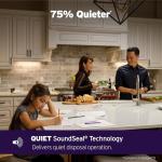 InSinkErator 0.75 HP Continuous Feed Food Disposer