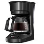 5-Cup Portable Drip Coffee Maker with Timer