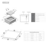 Empava 36 Inch Electric Induction Cooktop with Sensor