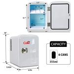 Diet Coke Mini Fridge 4L - Portable 12V Cooler