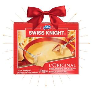 Swiss Knight Fondue - Authentic Swiss Cheese, 14 Oz