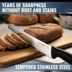 Cutluxe 10" Serrated Bread Knife with Cover