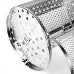 360-Degree Rotating Rotisserie Basket for Air Fryers