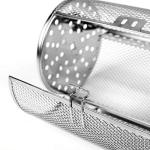 360-Degree Rotating Rotisserie Basket for Air Fryers