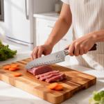 imarku 7-Inch Santoku Chef Knife with High-Carbon Steel