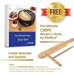 StarBlue 12" Electric Crepe Maker with Recipes