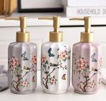 Floral Hand Soap Dispenser for Kitchen and Bath