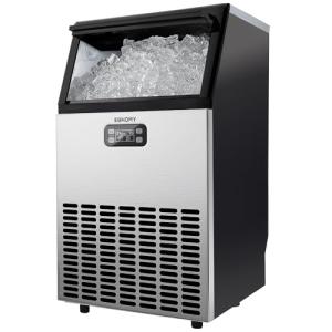 EUHOMY 150lbs Stainless Steel Ice Maker Machine