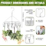 Bokon 4-Piece Macrame Drying Rack with Clips