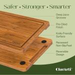 Organic Bamboo Cutting Boards Set of 3