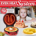 Flip Pancake Maker with Nonstick Ceramic Coating