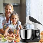 POWWA 6.5QT Tilt-Head Stand Mixer, 10 Speeds
