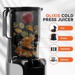 OLIXIS Silver Cold Press Juicer for Whole Fruits
