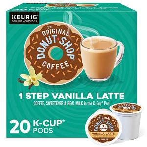 Donut Shop Vanilla Latte K-Cup Pods, 20 Count