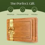 Organic Bamboo Cutting Boards Set of 3