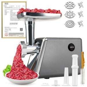 5.0 Electric Meat Grinder with 3000W Motor
