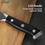 5-inch Damascus Steel Peeler with Wood Handle