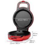 Flip Pancake Maker with Nonstick Ceramic Coating