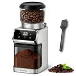 Coffee Grinder Electric, Emojoy Coffee Bean Grinder with 30 Grinding Settings, Burr Coffee Grinder for Home Use, Touchscreen and LED Control Panel, Stainless Steel Conical Burr Grinder